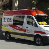 Ambulancia en el Hospital General Universitario de Elche