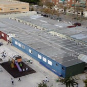 Los barracones del colegio 103 de Valencia