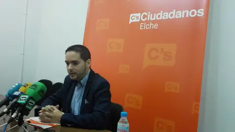 El portavoz de Ciudadanos en Elche Ayuntamiento
