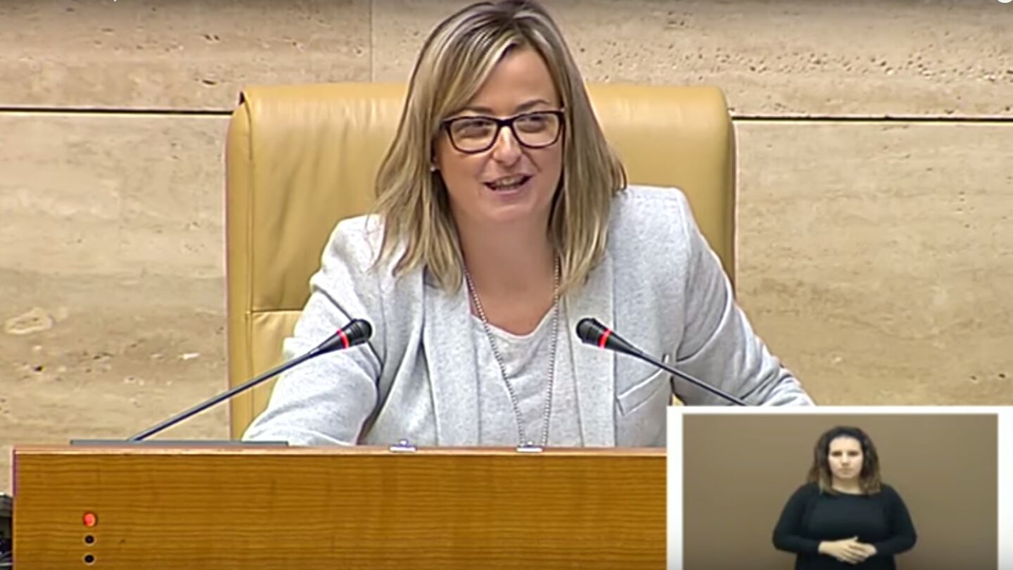Blanca Mart&iacute;n, presidenta de la Asamblea de Extremadura