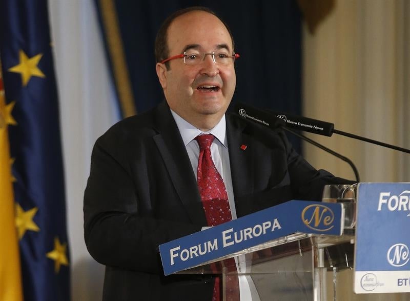 Iceta cree que Cataluña es una nación pero no abraza la causa independentista Iceta cree que Cataluña es una nación pero no abraza la causa independentista