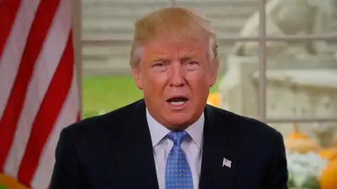 El presidente electo de los Estados Unidos, Donald Trump El presidente electo de los Estados Unidos, Donald Trump