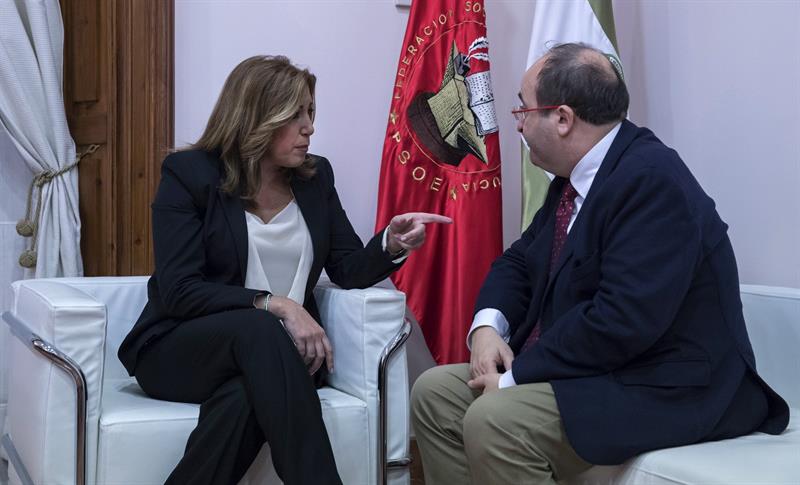 Tertulia: ¿Fue un acto de entronización de Susana su reunión con Iceta? Tertulia: ¿Fue un acto de entronización de Susana su reunión con Iceta?