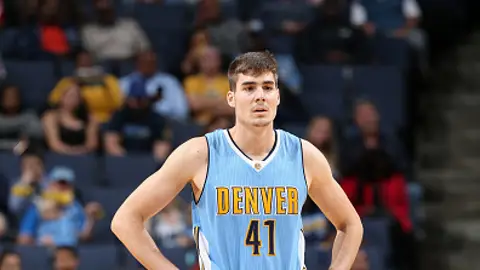 Juancho Hernangómez, durante un partido con los Nuggets Juancho Hernangómez, durante un partido con los Nuggets