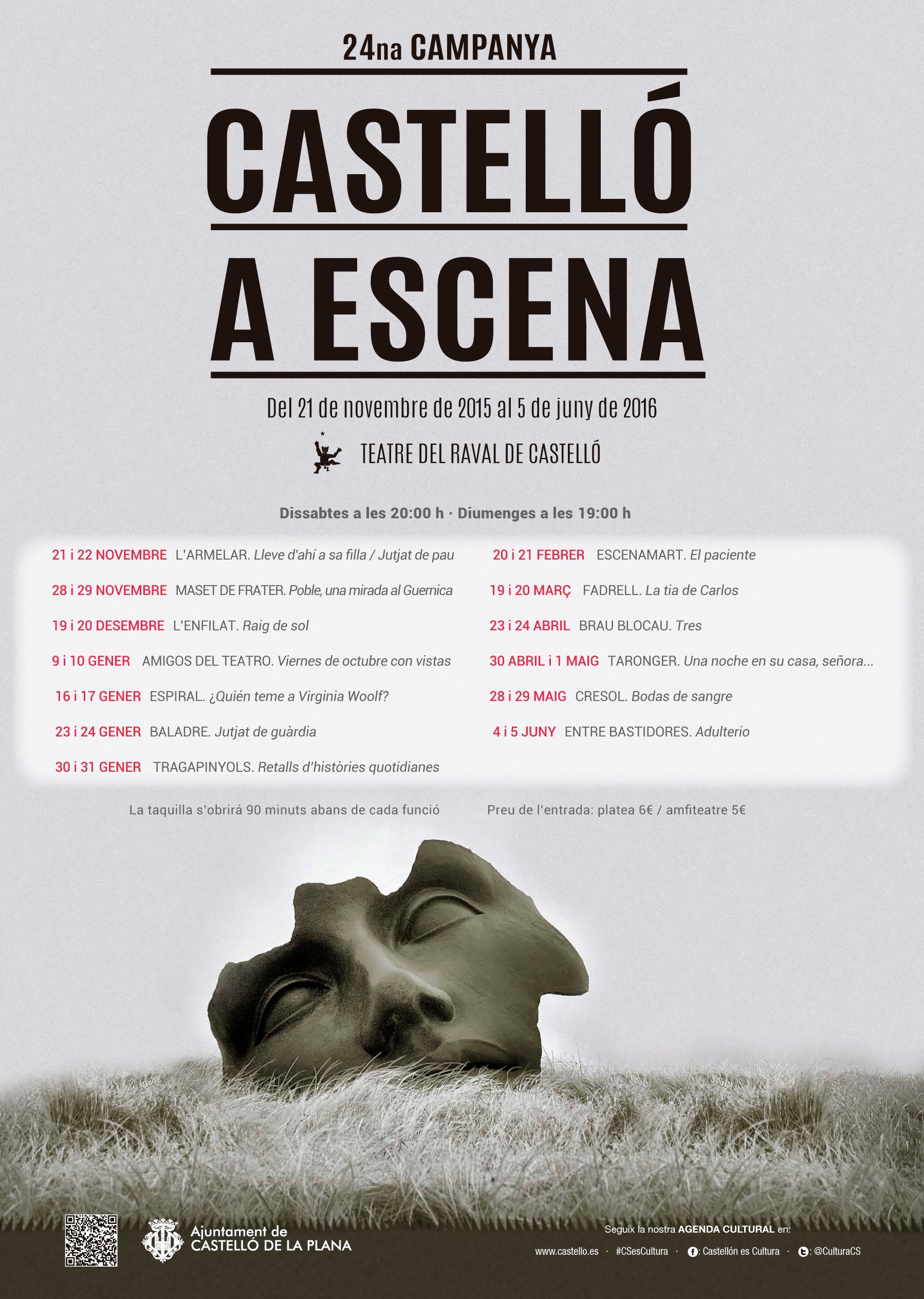 Castelló a Escena ofrecerá 16 obras Castelló a Escena ofrecerá 16 obras