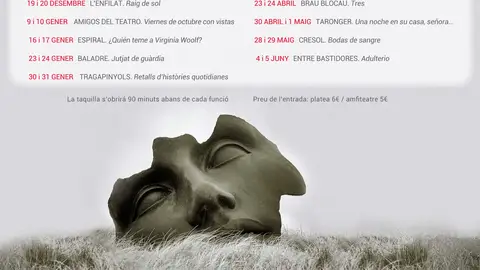 Las actuacioanes se prolongarán hasta el mes de Junio CARTEL ESCENA