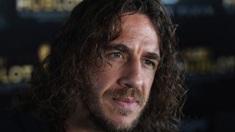 Carles Puyol, en un acto