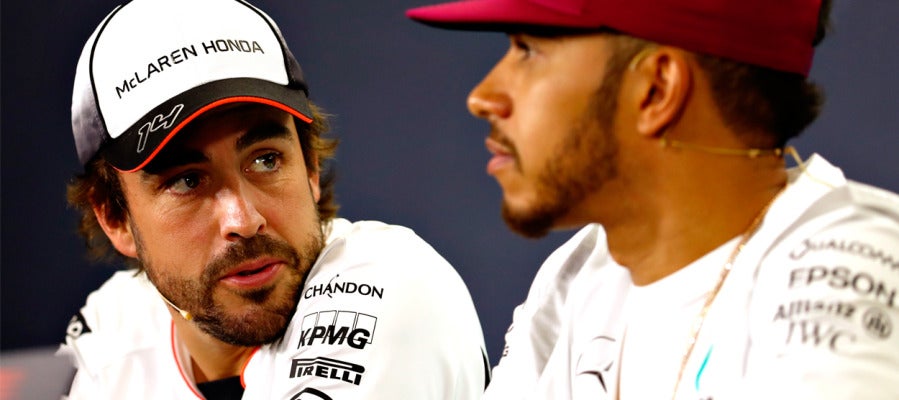 Fernando Alsonso y Hamilton Fernando Alsonso y Hamilton