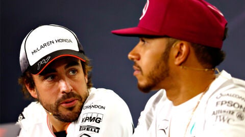 Fernando Alsonso y Hamilton