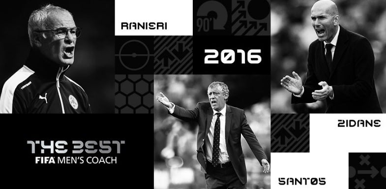 Zidane, Ranieri y Fernando Santos, finalistas a 'The Best' entrenador Zidane, Ranieri y Fernando Santos, finalistas a 'The Best' entrenador