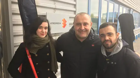 Alba Martín 'Álmar, Carlos Rodríguez y José García Alba Martín 'Álmar, Carlos Rodríguez y José García