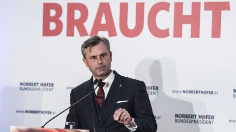 El candidato ultraderechista Norbert Hofer