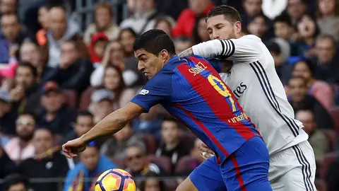Luis Suárez en El Clásico Luis Suárez en El Clásico