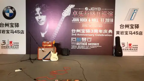 José de Castro 'Jopi' en China José de Castro 'Jopi' en China