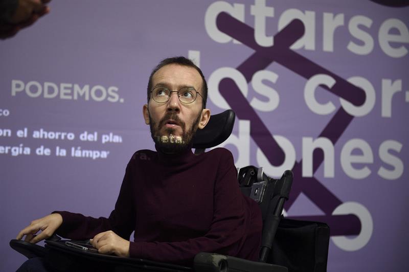 Echenique asegura que Iglesias integrará a las otras listas del partido si sigue líder Echenique asegura que Iglesias integrará a las otras listas del partido si sigue líder
