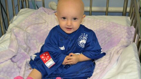 Vega, el beb&eacute; enfermo de leucemia 