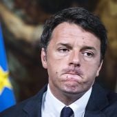 Matteo Renzi tras su derrota en el referéndum