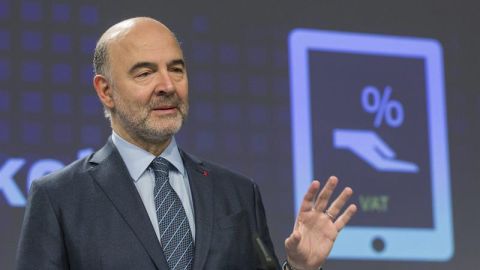 El comisario europeo de Asuntos Econ&oacute;micos, Pierre Moscovici