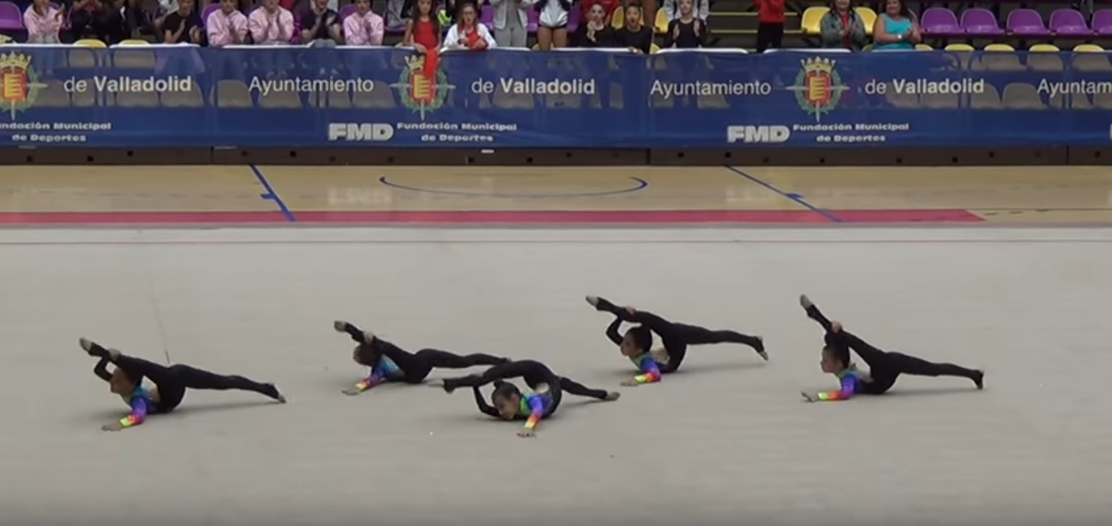 La genial exhibición de las niñas de gimnasia rítmica que se ha hecho viral La genial exhibición de las niñas de gimnasia rítmica que se ha hecho viral