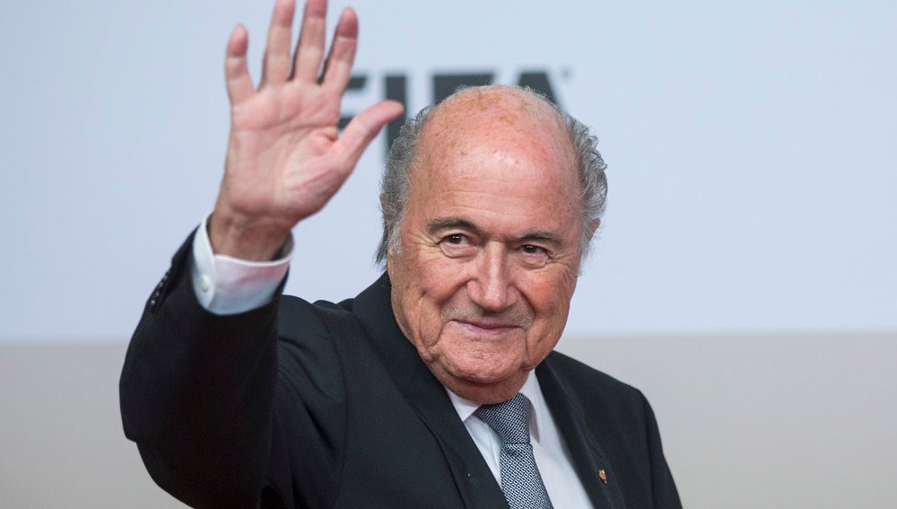 Joseph Blatter en un acto de la FIFA