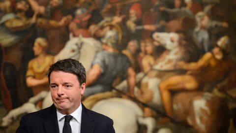 El primer ministro italiano, Matteo Renzi