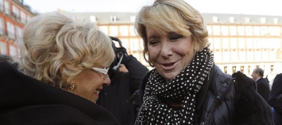 Esperanza Aguirre y Manuela Carmena Esperanza Aguirre y Manuela Carmena
