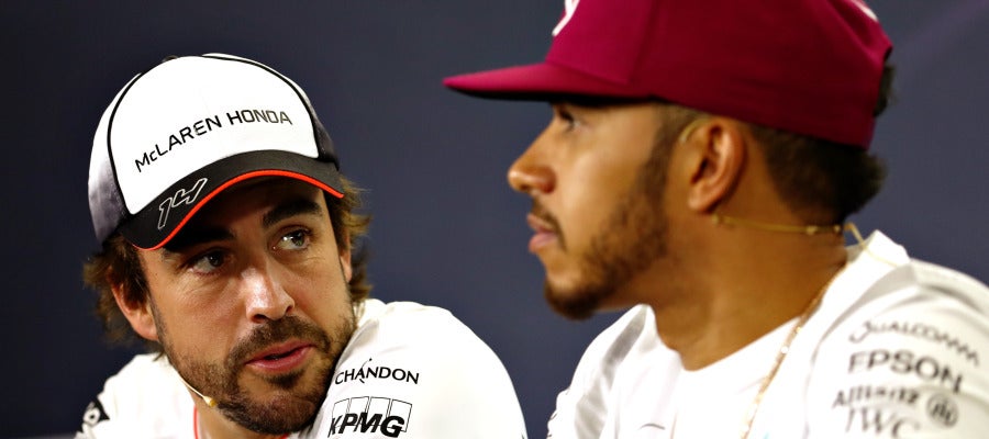 Fernando Alonso y Lewis Hamilton Fernando Alonso y Lewis Hamilton