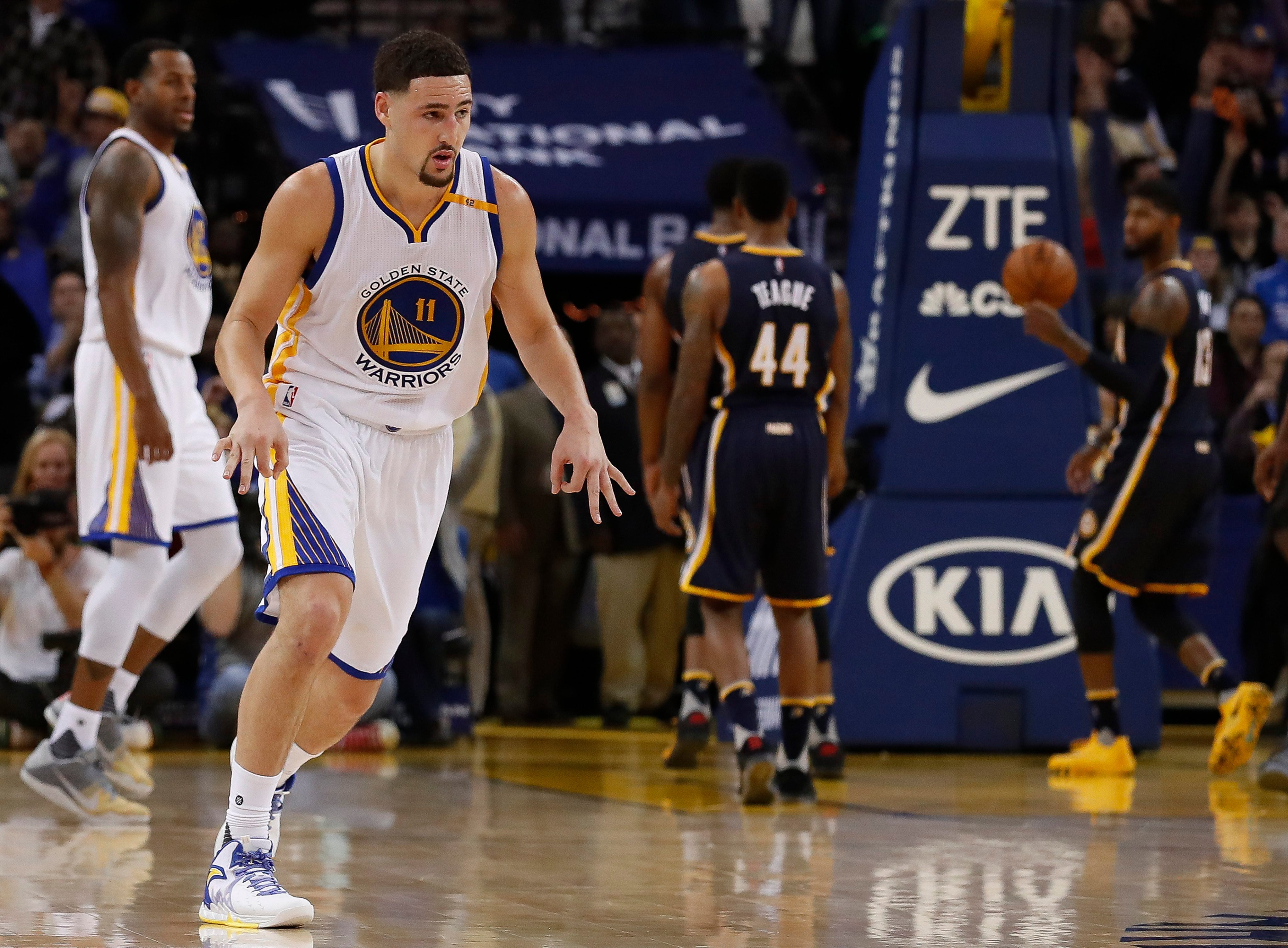 60 puntos de Klay Thompson destrozan a los Pacers 60 puntos de Klay Thompson destrozan a los Pacers