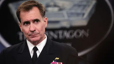 John Kirby, portavoz del Departamento de Estado John Kirby, portavoz del Departamento de Estado