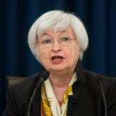 La presidenta de la Reserva Federal de EE.UU. (Fed), Janet Yellen
