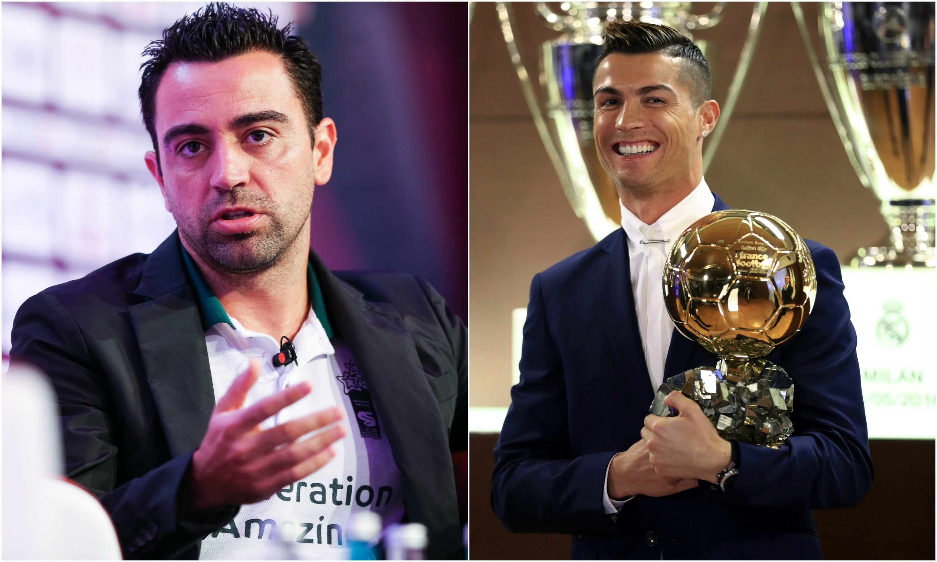 Xavi, sobre el Balón de Oro a Cristiano: "Han primado los títulos, otros años se valora al mejor jugador del mundo" Xavi, sobre el Balón de Oro a Cristiano: "Han primado los títulos, otros años se valora al mejor jugador del mundo"