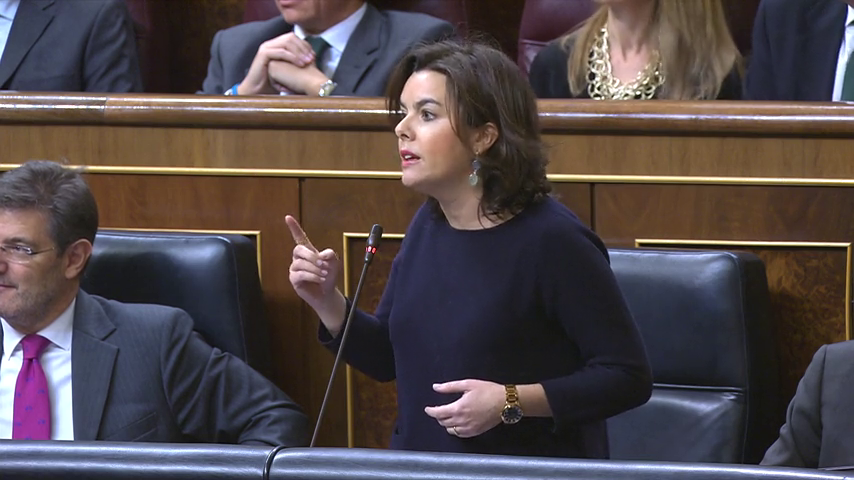 Santamaría acusa a Tardá de confundir Cataluña con el independentismo Santamaría acusa a Tardá de confundir Cataluña con el independentismo