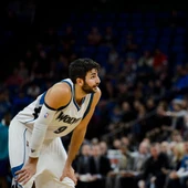 Ricky Rubio, durante un partido con Minnesota Timberwolves Ricky Rubio, durante un partido con Minnesota Timberwolves