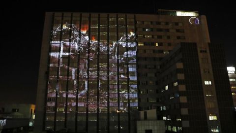 Simulacro de un ataque en el hospital La Paz