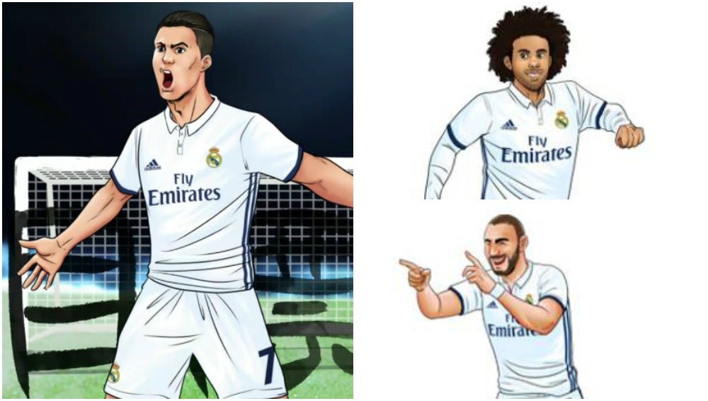 Los jugadores del Real Madrid se pasan al manga por el Mundialito de Japón Los jugadores del Real Madrid se pasan al manga por el Mundialito de Japón
