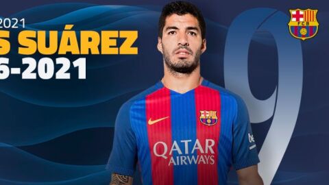Luis Su&aacute;rez, azulgrana hasta 2021