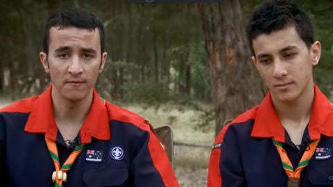 Los refugiados sirios, Saad y Omar Al-Kassab, en Australia