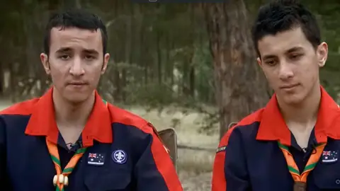 Los refugiados sirios, Saad y Omar Al-Kassab, en Australia Los refugiados sirios, Saad y Omar Al-Kassab, en Australia