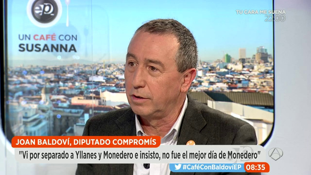 Baldoví cree que Yllanes es "una persona muy sensata y amable" y que Monedero "no tuvo su mejor día" Baldoví cree que Yllanes es "una persona muy sensata y amable" y que Monedero "no tuvo su mejor día"