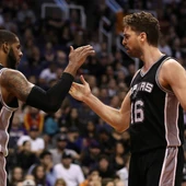 Gasol, con Aldridge Gasol, con Aldridge