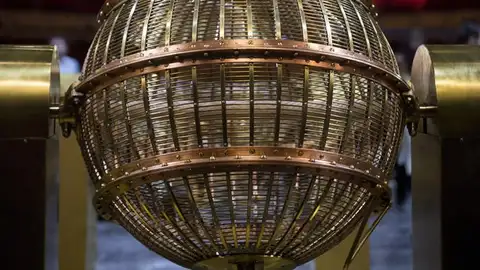 El bombo de la Lotería de Navidad El bombo de la Lotería de Navidad