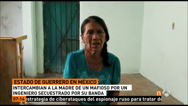 Liberan a la madre del líder de un grupo criminal mexicano después de que dejaran libre a un ingeniero secuestrado Liberan a la madre del líder de un grupo criminal mexicano después de que dejaran libre a un ingeniero secuestrado