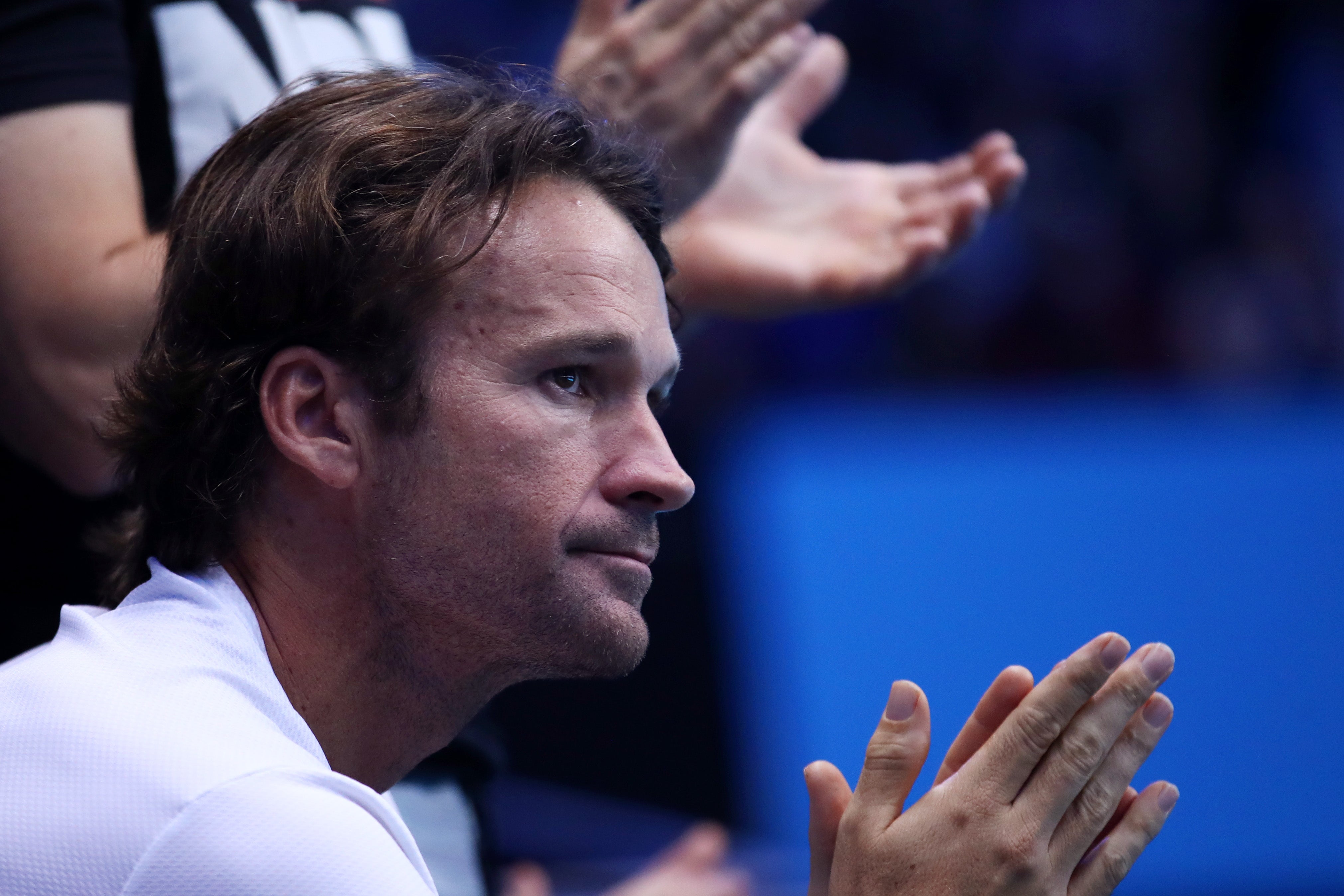 Carlos Moyá: "Esta derrota sirve para ver lo difícil que es lo que hace Nadal" Carlos Moyá: "Esta derrota sirve para ver lo difícil que es lo que hace Nadal"