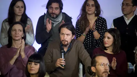 durante el acto de presentación de la propuesta 'Podemos para todas' durante el acto de presentación de la propuesta 'Podemos para todas'