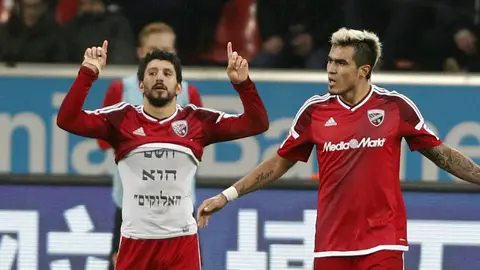 El Ingolstadt celebra un gol El Ingolstadt celebra un gol