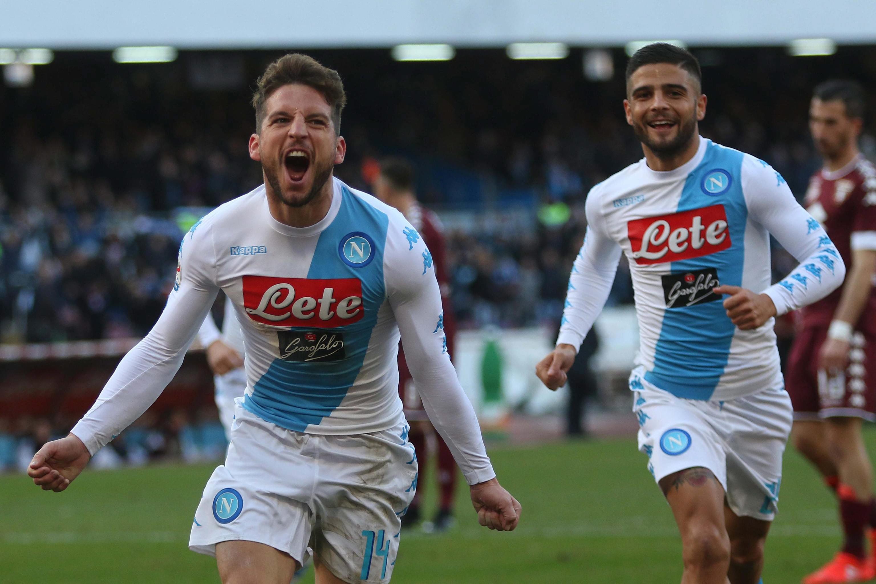 'Póker' de Dries Mertens ante el Torino para afianzar al Nápoles en puesto Champions 'Póker' de Dries Mertens ante el Torino para afianzar al Nápoles en puesto Champions