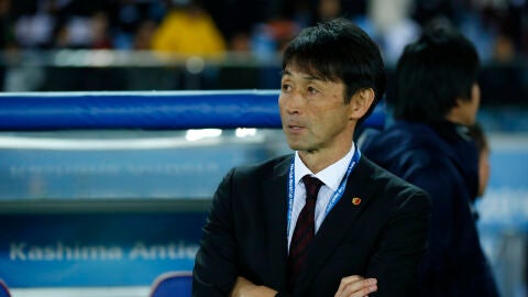 Masatada Ishii, durante el partido ante el Real Madrid