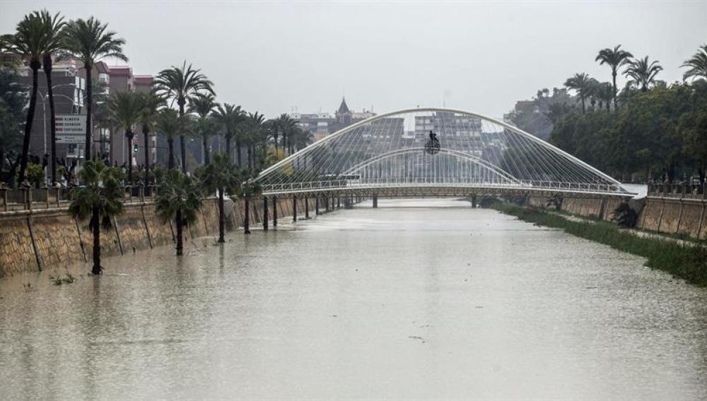 El río Segura a su paso por Murcia