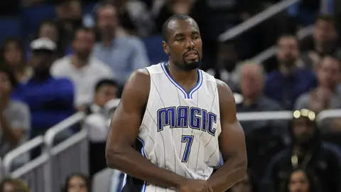 Ibaka, en un partido con los Magic Ibaka, en un partido con los Magic