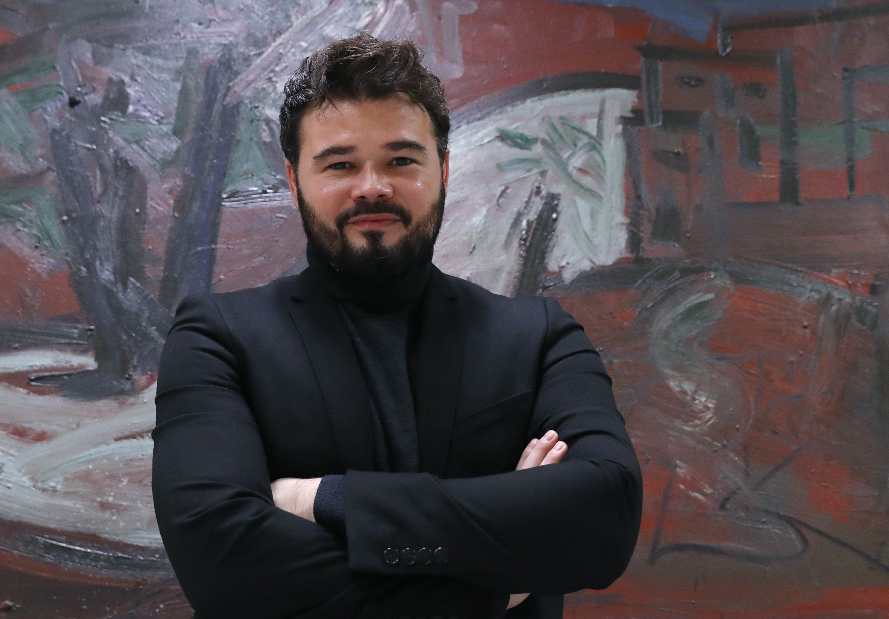 Rufián, convencido de que habrá referéndum: "Quien crea que la independencia se puede parar en un despacho se equivoca" Rufián, convencido de que habrá referéndum: "Quien crea que la independencia se puede parar en un despacho se equivoca"